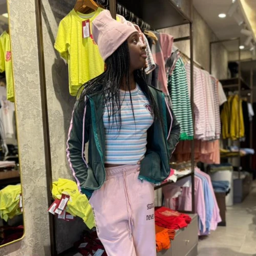 HnH Striped Hoodie Green