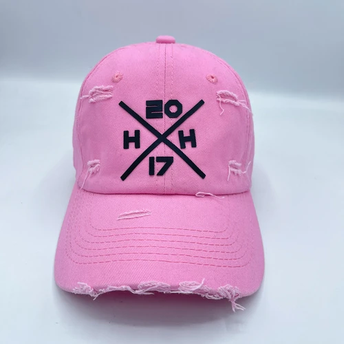 Ripped Khaki Adjustable Strap Hat
