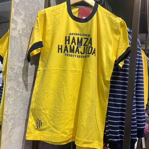 Short Sleeves Tees - Yellow