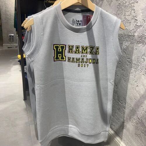 Hamza Hamajoda Sleeveless-Grey
